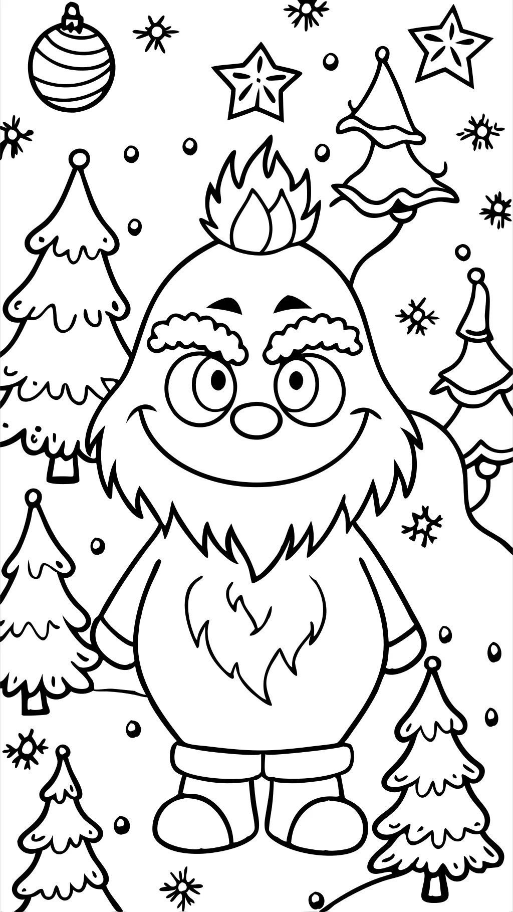 Grinch Páginas para colorear